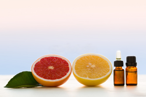 
                  
                    Happy Day Body Scrub - image of grapefruits, CBD and essential oils
                  
                